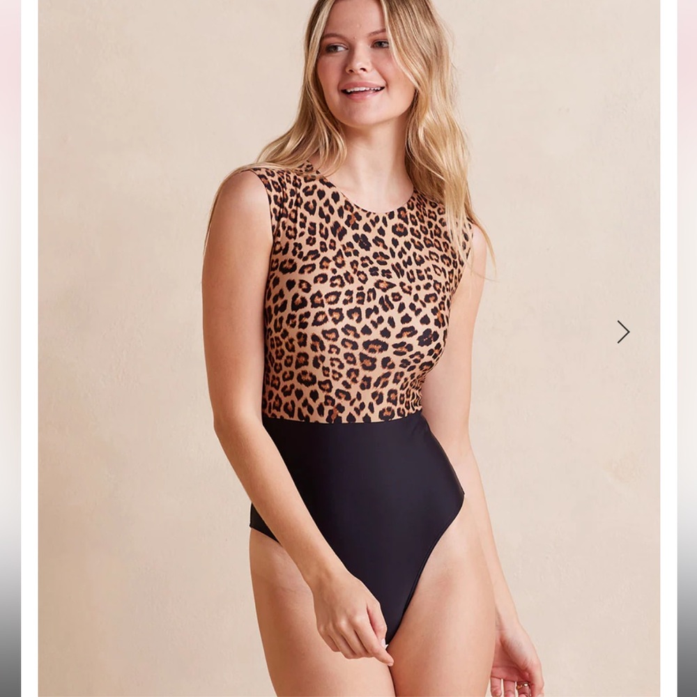 Summersalt The Surf One Piece in Cheetah Print